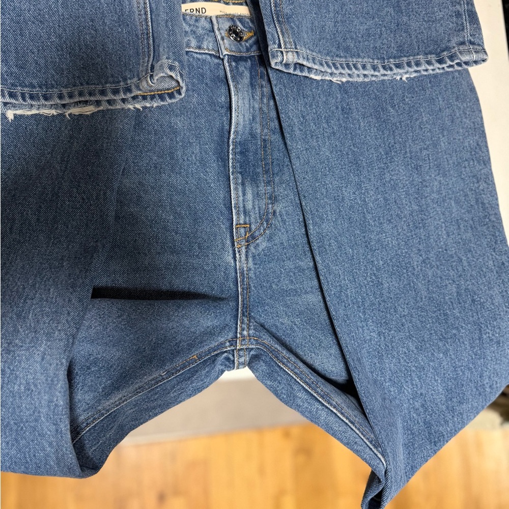 GRLFRND The Melanie High Rise Boot Cut in Lovers Lane (EUC) - Picture 10 of 16